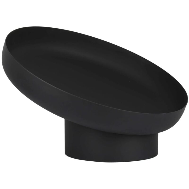 Esschert Design Купа за огън, наклонена, черна, стомана, FF402 Намаления и отстъпки ЧеренПетък 3