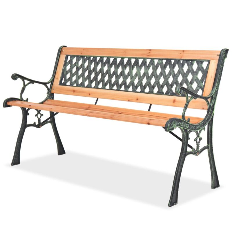 Sonata Градинска пейка, 122 cм, дърво Намаления и отстъпки ЧеренПетък 3