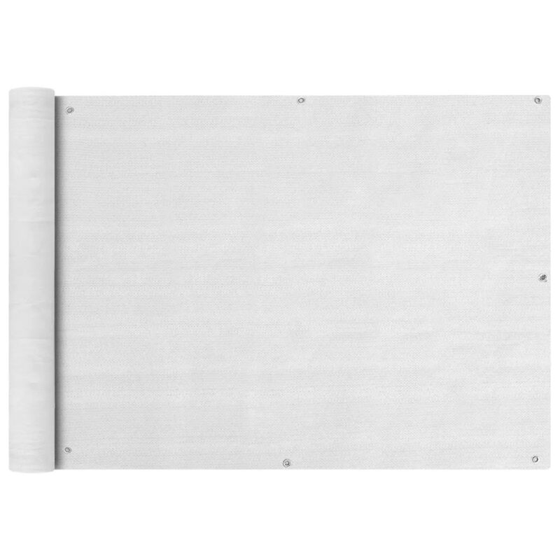 Sonata Балконски екран, HDPE, 75×400 см, бял Намаления и отстъпки ЧеренПетък 3