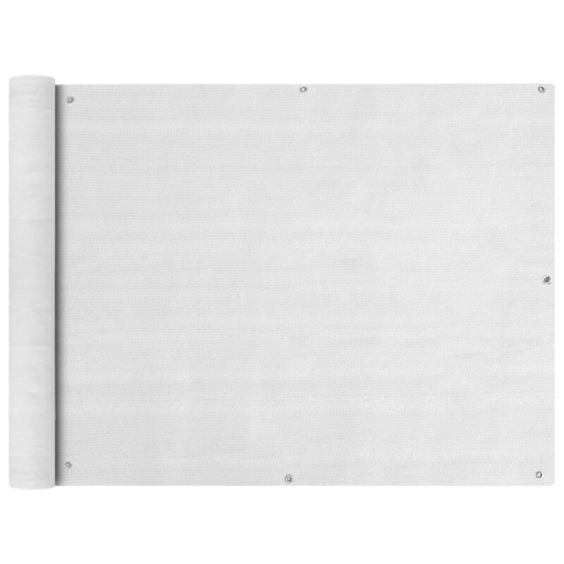 Sonata Балконски екран, HDPE, 90×600 см, бял Намаления и отстъпки ЧеренПетък 3