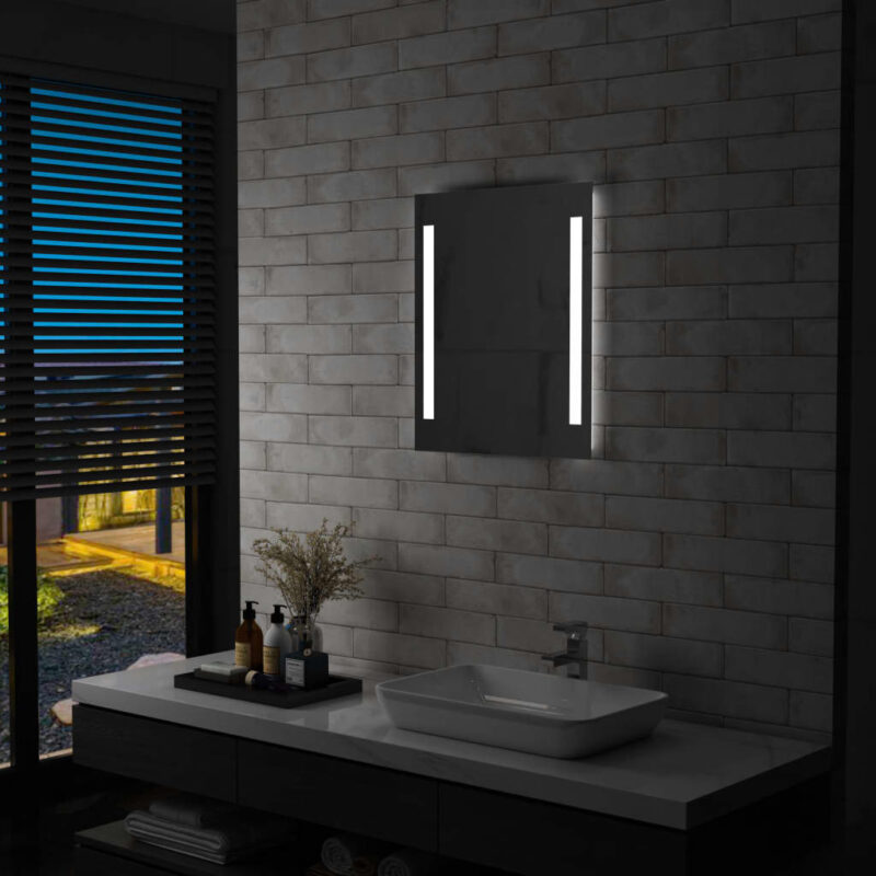 Sonata LED стенно огледало за баня, 50×60 см Намаления и отстъпки ЧеренПетък 3