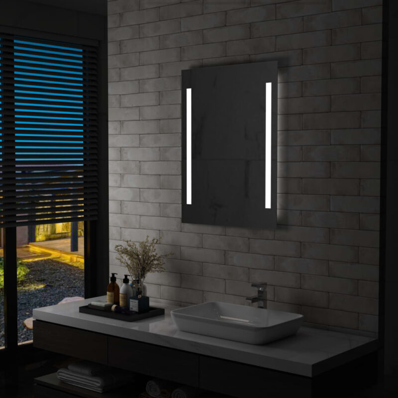 Sonata LED стенно огледало за баня, 60×80 см Намаления и отстъпки ЧеренПетък 3