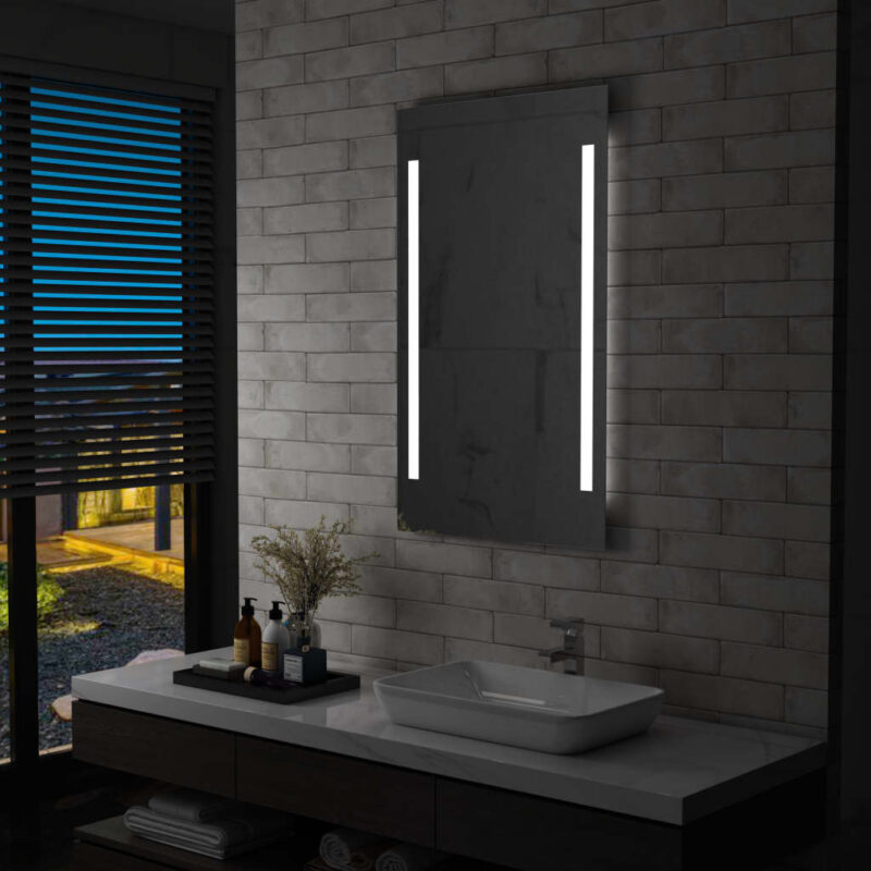 Sonata LED стенно огледало за баня, 60×100 см Намаления и отстъпки ЧеренПетък 3