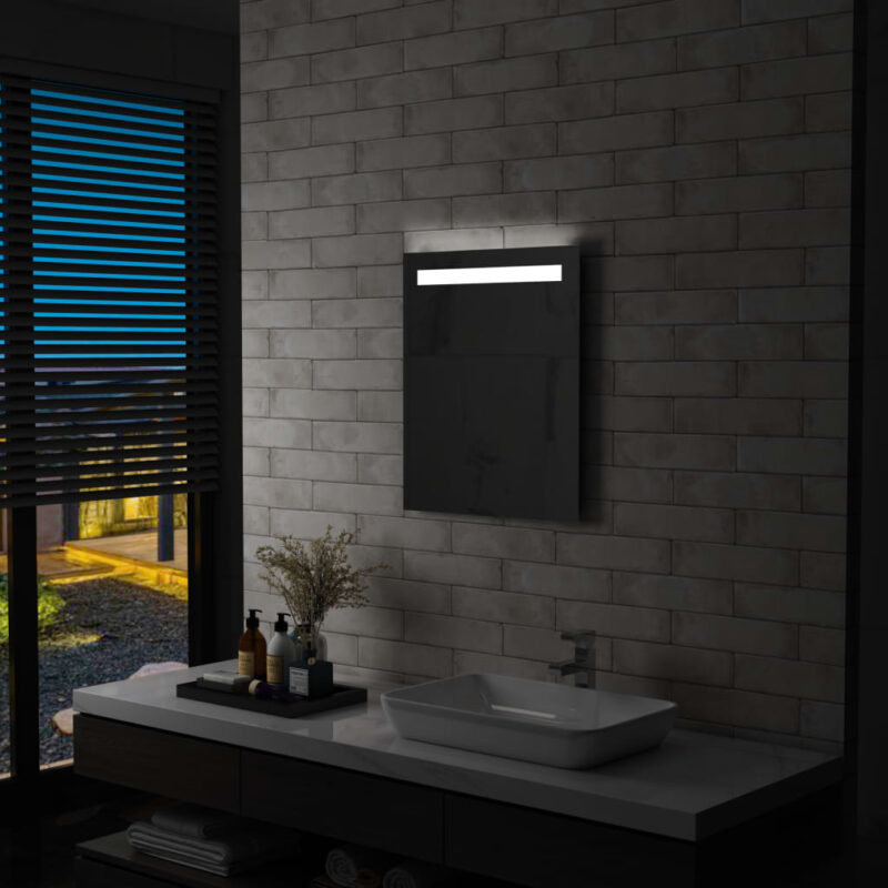 Sonata LED стенно огледало за баня, 50×60 см Намаления и отстъпки ЧеренПетък 3