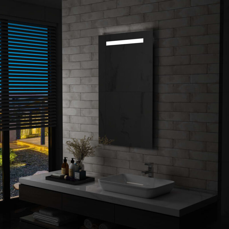 Sonata LED стенно огледало за баня, 60×100 см Намаления и отстъпки ЧеренПетък 3