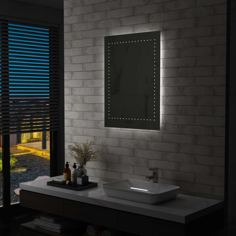 Sonata LED стенно огледало за баня, 60×80 см Намаления и отстъпки ЧеренПетък 3