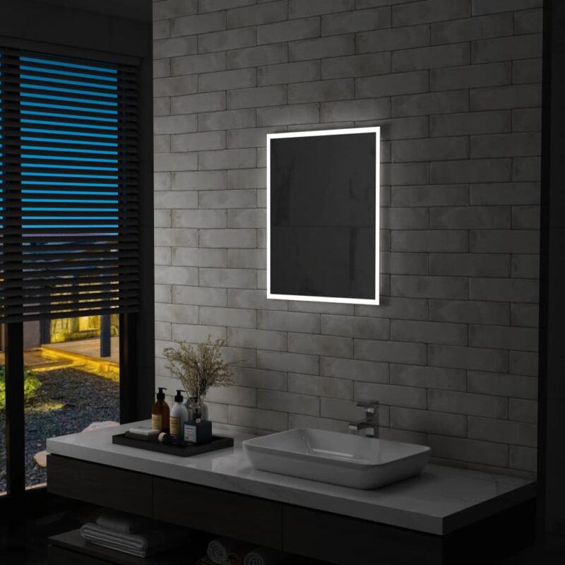 Sonata LED стенно огледало за баня, 50×60 см Намаления и отстъпки ЧеренПетък 3
