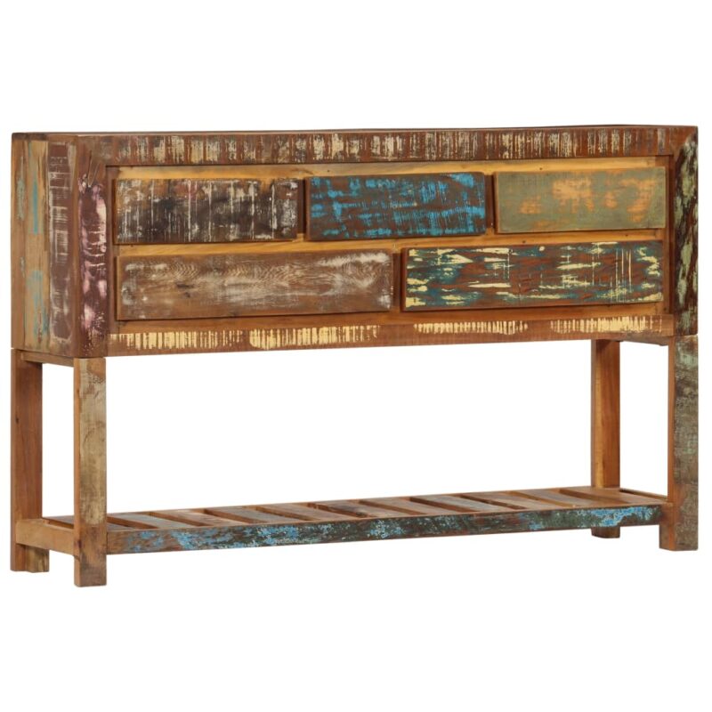 Sonata Бюфет, 120x30x75 см, регенерирано дърво масив Намаления и отстъпки ЧеренПетък 3