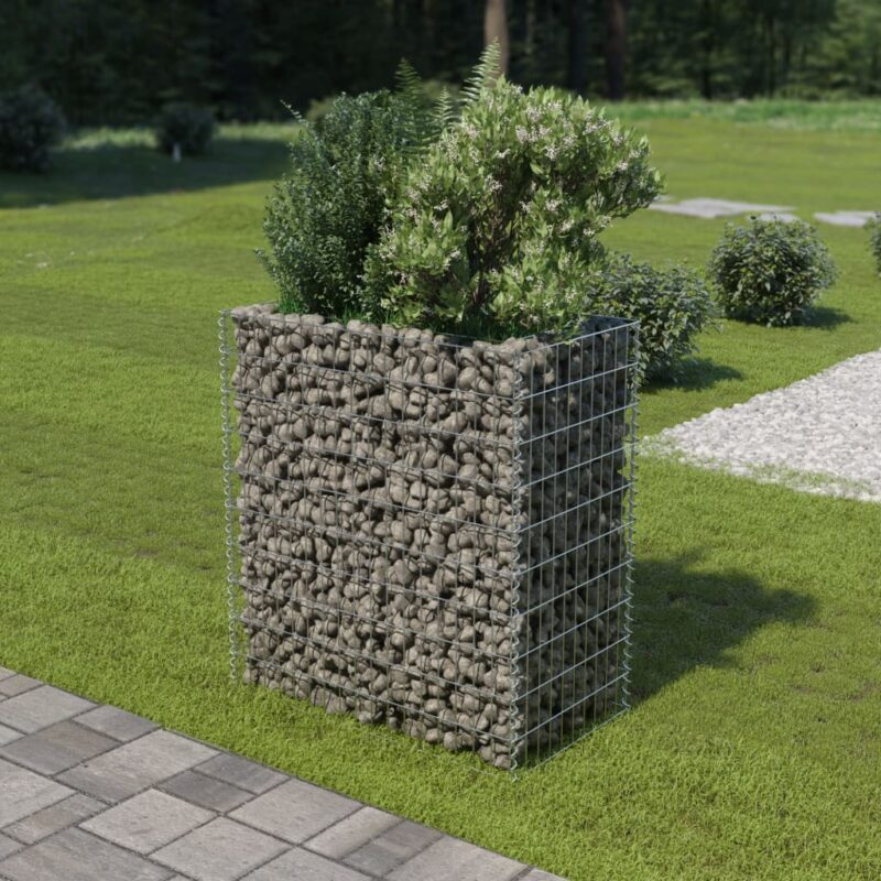 Sonata Габион плантер, поцинкована стомана, 90x50x100 cм Намаления и отстъпки ЧеренПетък 3