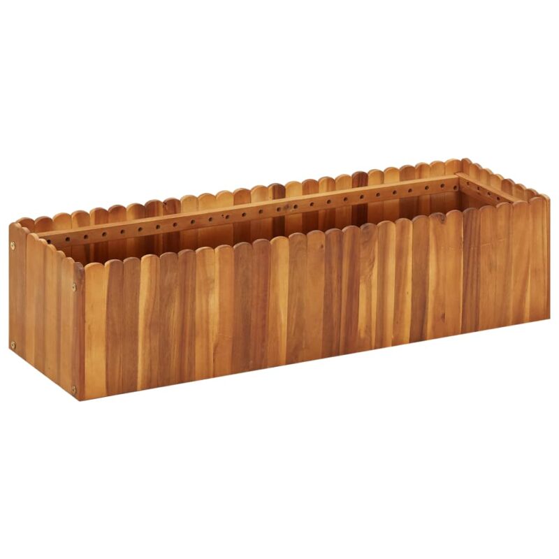 Sonata Градинска повдигната леха, 100x30x25 см, акациево дърво масив Намаления и отстъпки ЧеренПетък 3