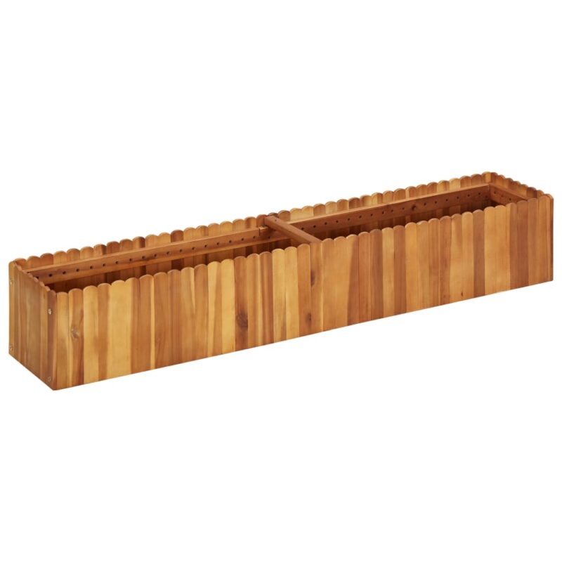 Sonata Градинска повдигната леха, 150x30x25 см, акациево дърво масив Намаления и отстъпки ЧеренПетък 3