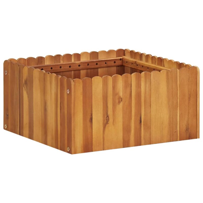 Sonata Градинска повдигната леха, 50x50x25 см, акациево дърво масив Намаления и отстъпки ЧеренПетък 3