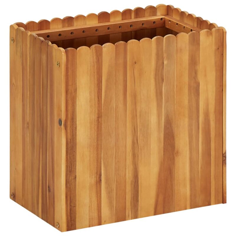 Sonata Градинска повдигната леха, 50x30x50 см, акациево дърво масив Намаления и отстъпки ЧеренПетък 3