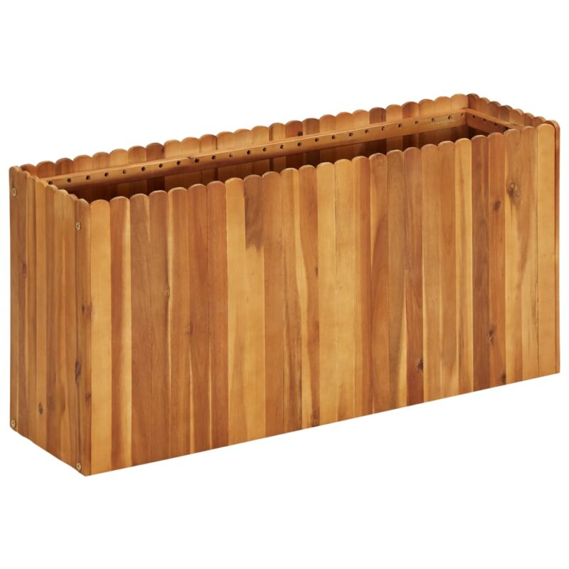 Sonata Градинска повдигната леха, 100x30x50 см, акациево дърво масив Намаления и отстъпки ЧеренПетък 3