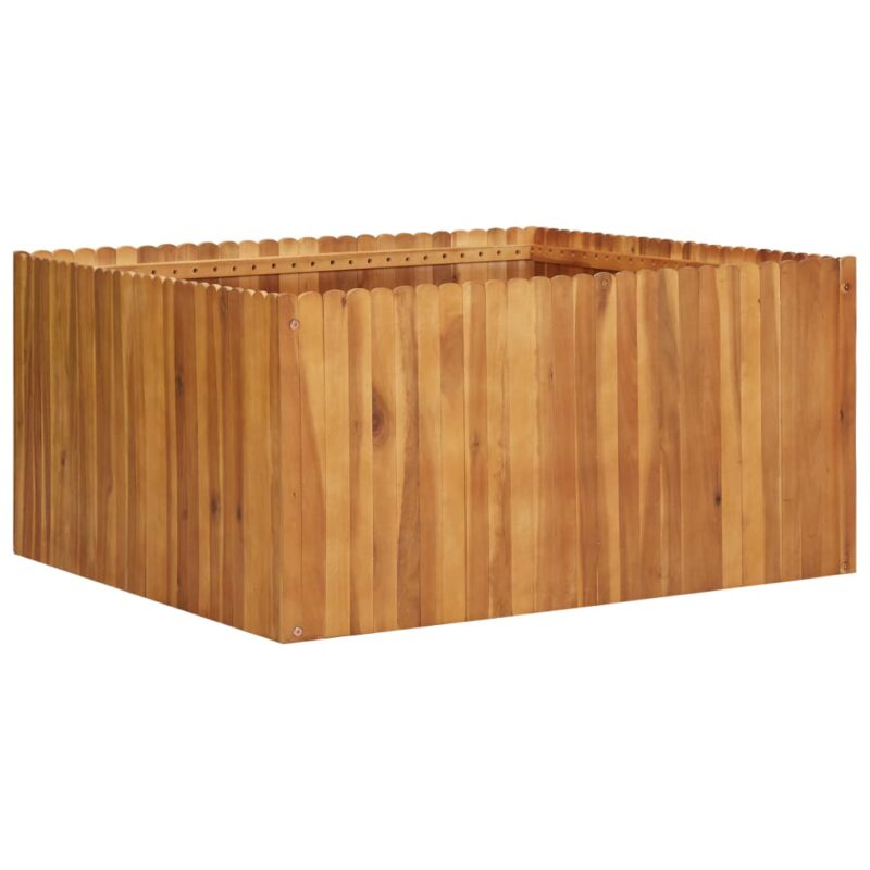 Sonata Градинска повдигната леха, 100x100x50 см, акациево дърво масив Намаления и отстъпки ЧеренПетък 3