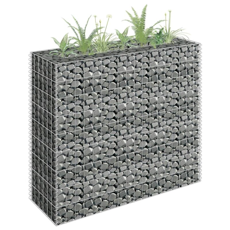 Sonata Габион повдигната леха, поцинкована стомана, 90x30x90 cм Намаления и отстъпки ЧеренПетък 3