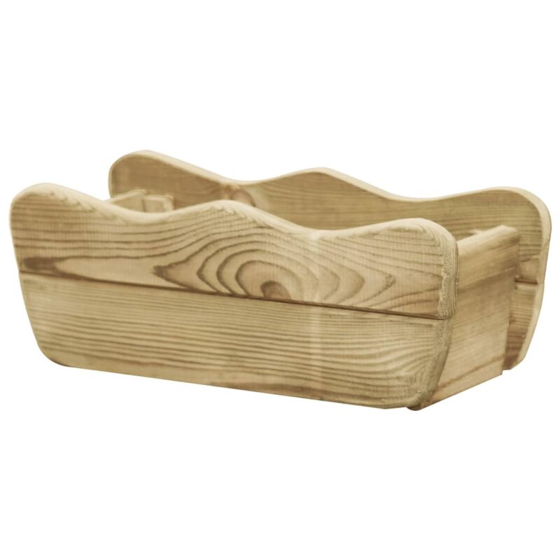 Sonata Градинска повдигната леха, 50x18x18 см, импрегниран бор Намаления и отстъпки ЧеренПетък 3