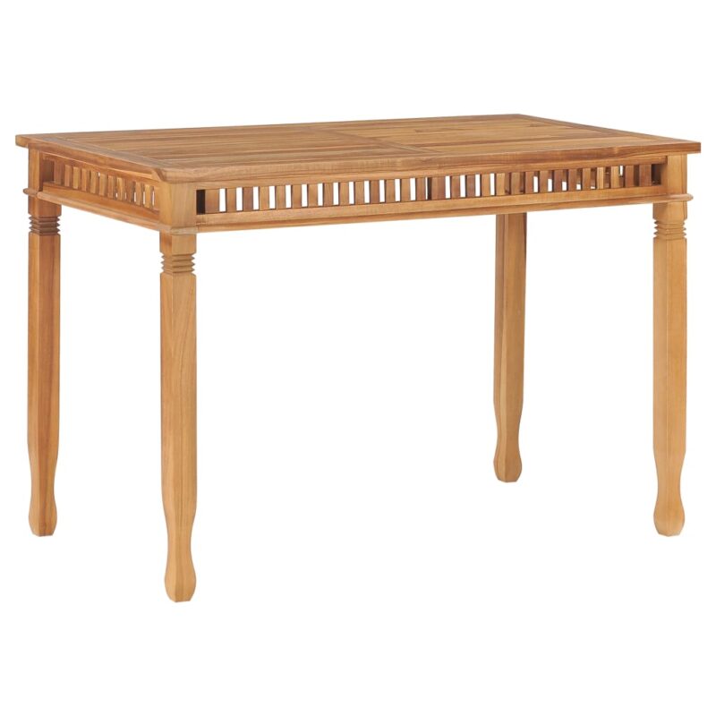 Sonata Градинска трапезна маса, 120x65x80 cм, тиково дърво масив Намаления и отстъпки ЧеренПетък 3