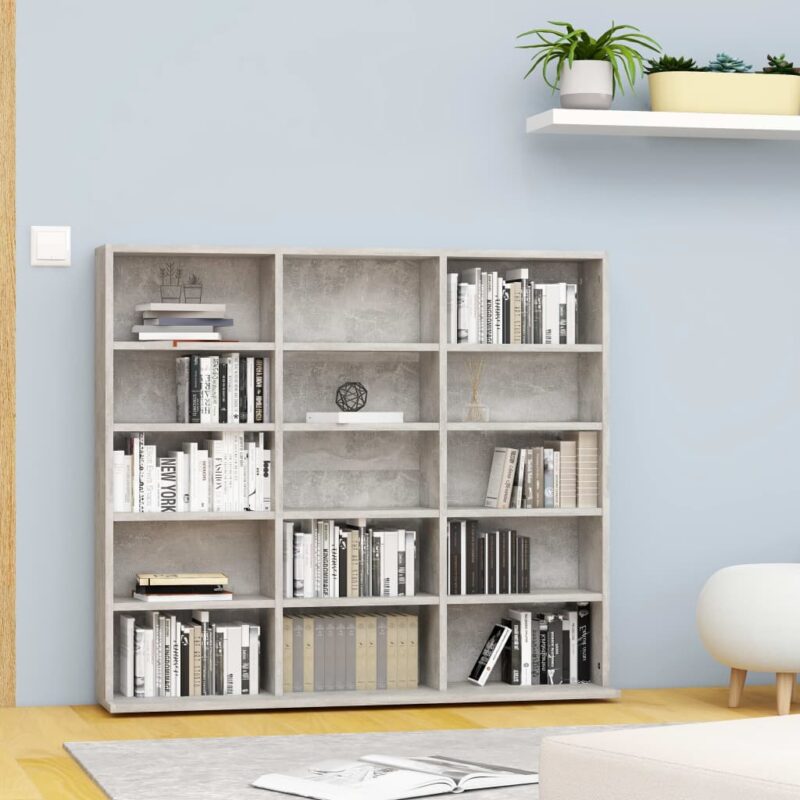Sonata CD шкаф, бетонно сив, 102x16x89,5 см, ПДЧ Намаления и отстъпки ЧеренПетък 3