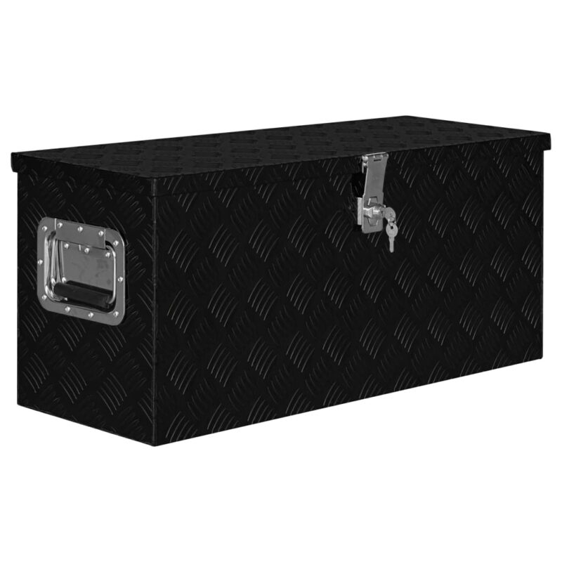 Sonata Алуминиева кутия, 80x30x35 см, черна Намаления и отстъпки ЧеренПетък 3