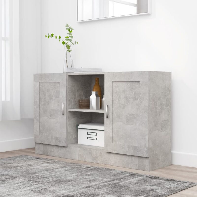 Sonata Бюфет, бетонно сив, 120×30,5×70 см, ПДЧ Намаления и отстъпки ЧеренПетък 3