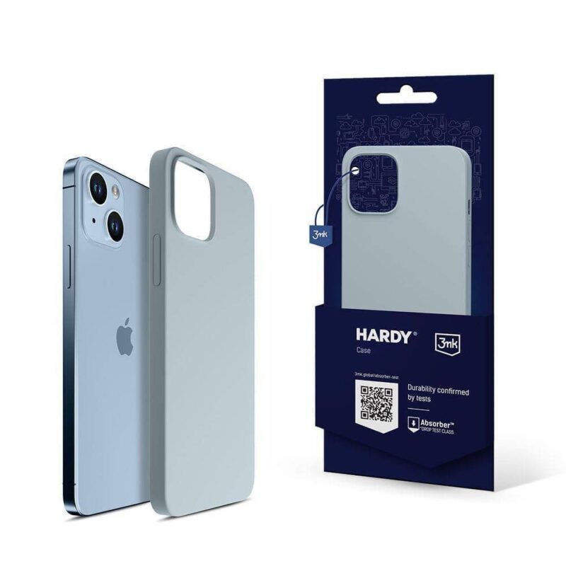 Калъф за Apple iPhone 15 Plus, силиконов, 3MK Hardy Case, син Намаления и отстъпки ЧеренПетък 3