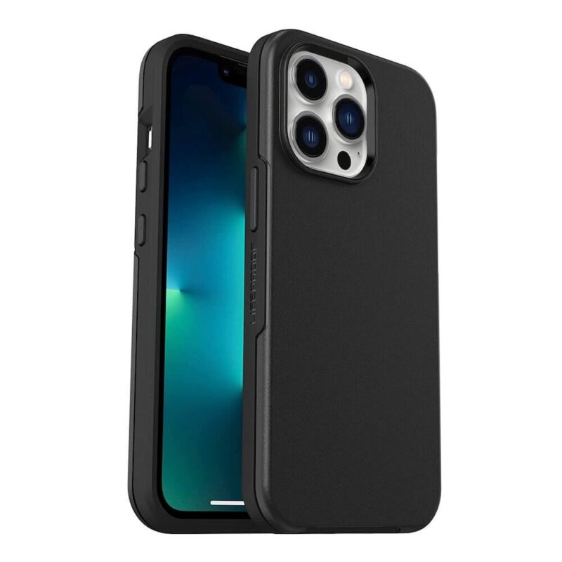 Калъф за Apple iPhone 13 Pro, термополиуретан, Lifeproof See Case with MagSafe, Удароустоичив магнит, черен Намаления и отстъпки ЧеренПетък 3