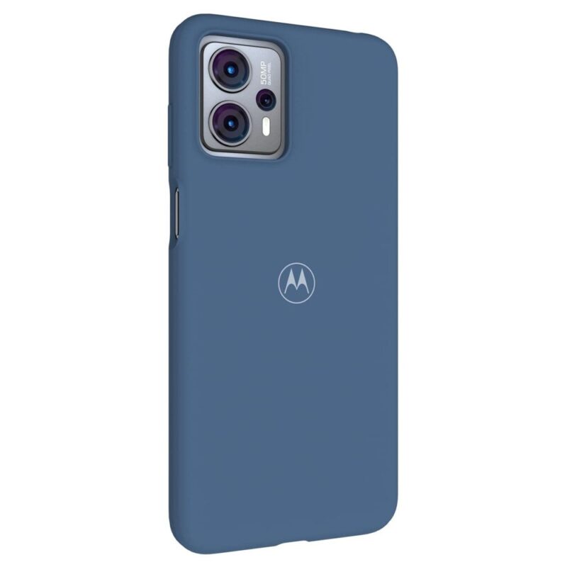 Калъф за Motorola Moto G23, силиконов, Motorola G23-SC-SFT-GB, удароустойчив, син Намаления и отстъпки ЧеренПетък 3