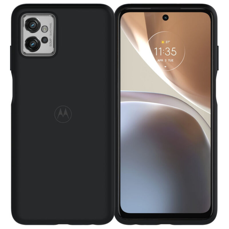 Калъф за Motorola Moto G32, полиуретанов (мек), Motorola G32-SC-SFT-BK, черен Намаления и отстъпки ЧеренПетък 3