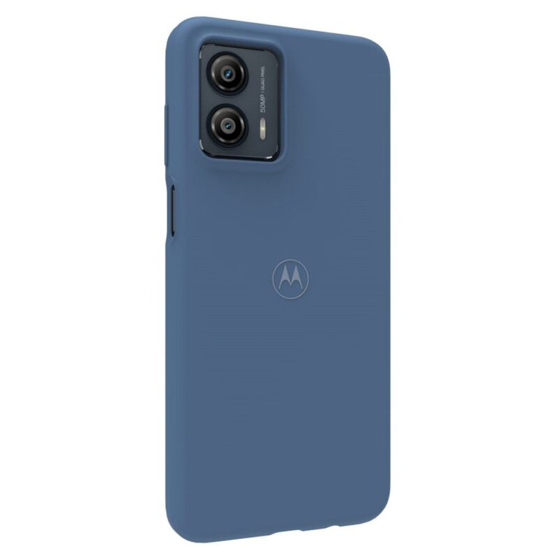 Калъф за Motorola Moto G53 5G, силиконов, Motorola G53-5G-SC-SFT-GB, удароустойчив, син Намаления и отстъпки ЧеренПетък 3