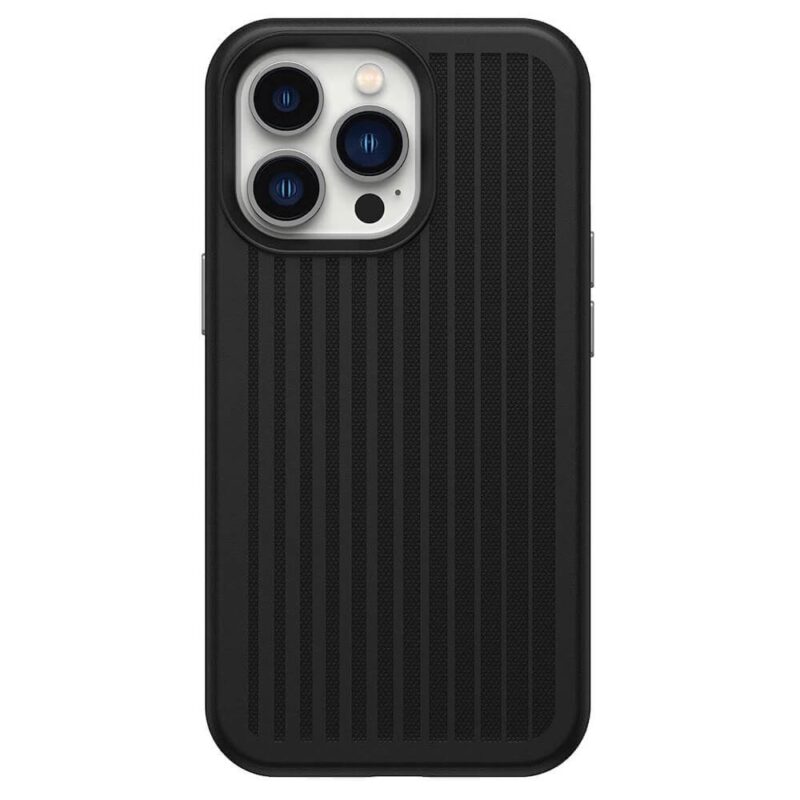 Калъф за Apple iPhone 13 Pro, поликарбонат термополиуретан, Otterbox Easy Grip Gaming Case, удароустойчив антибактериален, черен Намаления и отстъпки ЧеренПетък 3