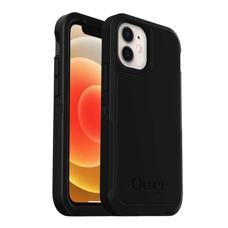 Калъф за Apple iPhone 13, поликарбонат термополиуретан, Otterbox Defender XT Case, удароустойчив магнит, черен Намаления и отстъпки ЧеренПетък 3