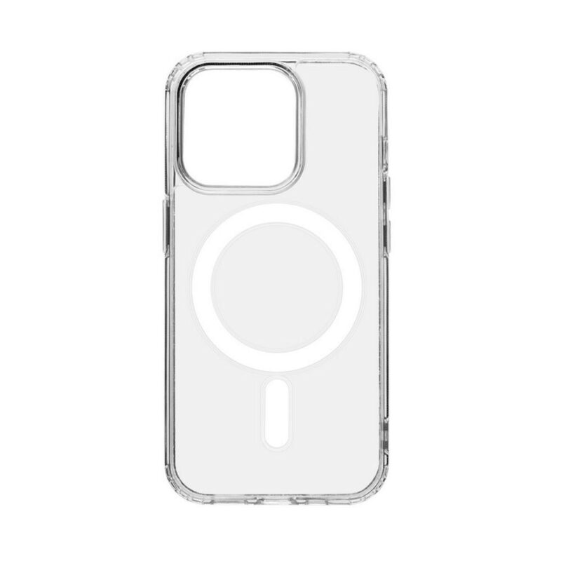 Калъф за Apple iPhone 15 Pro, хибриден (термополиуретан и поликарбонат), Tactical MagForce TPU (57983115973), удароустойчив, прозрачен Намаления и отстъпки ЧеренПетък 3