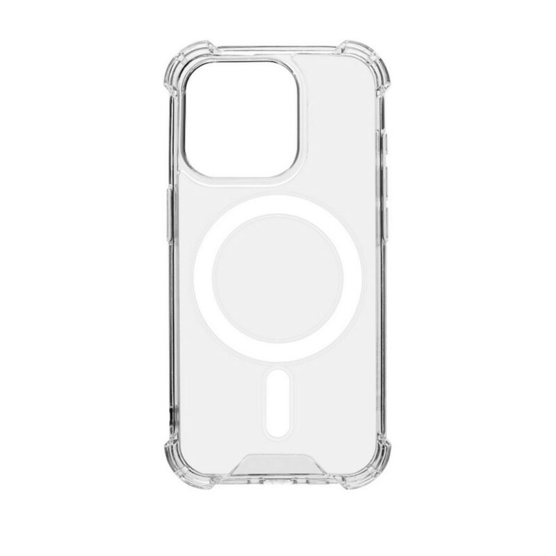 Калъф за Apple iPhone 15 Pro, хибриден (термополиуретан и поликарбонат), Tactical MagForce Plyo (57983115977), удароустойчив, прозрачен Намаления и отстъпки ЧеренПетък 3