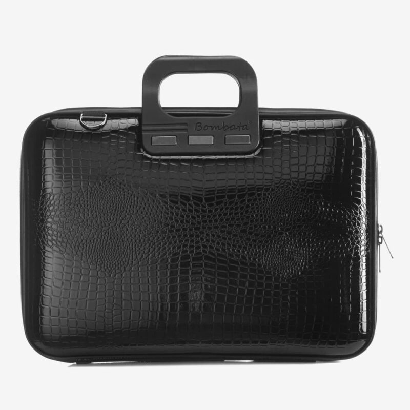 Чанта за лаптоп Bombata Shiny Cocco E00862-4, до 14″ (35.56cm), черна Намаления и отстъпки ЧеренПетък 3