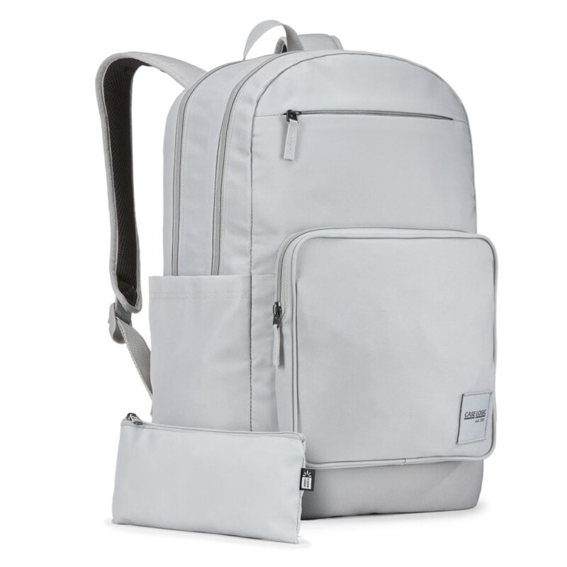Раница за лаптоп Case Logic Query, до 15.6″ (39.62cm), полиестер, светлосива Намаления и отстъпки ЧеренПетък 3