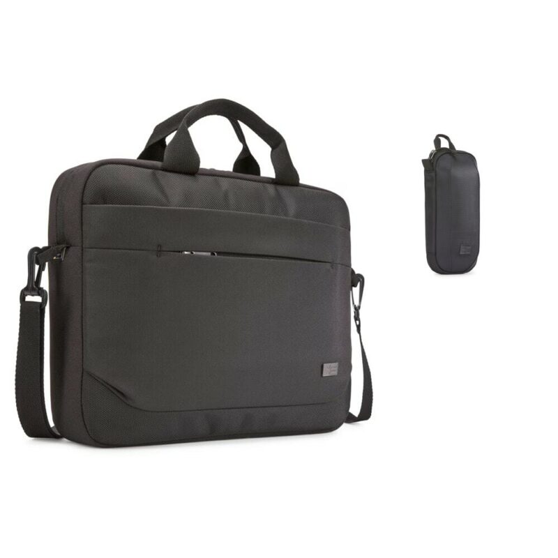 Чанта за лаптоп Case Logic ADVA-114 с подарък калъф Case Logic LAC-100, до 14″ (35.56cm), полиестер, черни Намаления и отстъпки ЧеренПетък 3