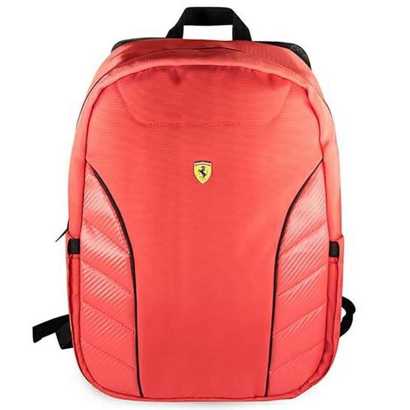 Раница за лаптоп Ferrari Scuderia Collection Backpack 15.6 (FESRBBPCO15RE), универсална, до 15.6″ (39.6 cm), червена Намаления и отстъпки ЧеренПетък 3