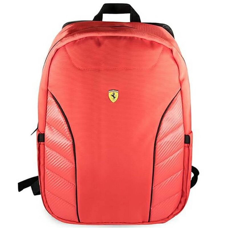 Раница за лаптоп Ferrari Scuderia Collection Backpack New Edition 15.6 (FESRBBPSIC15RE), универсална, до 15.6″ (39.6 cm), червена Намаления и отстъпки ЧеренПетък 3