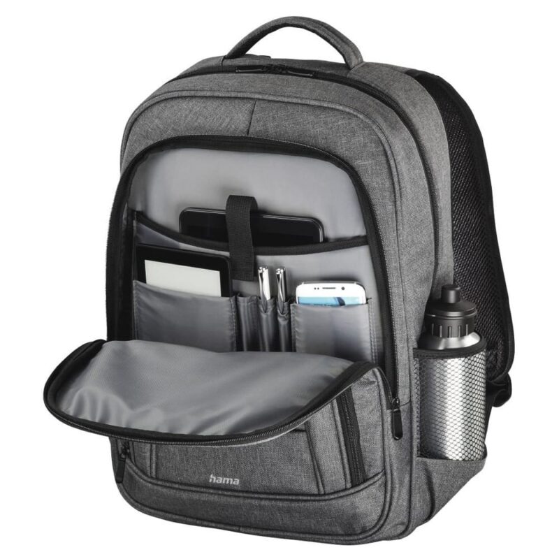 Раница за лаптоп Hama Business 216501, до 15.6″ (39.62 cm), полиестер, сива Намаления и отстъпки ЧеренПетък 3
