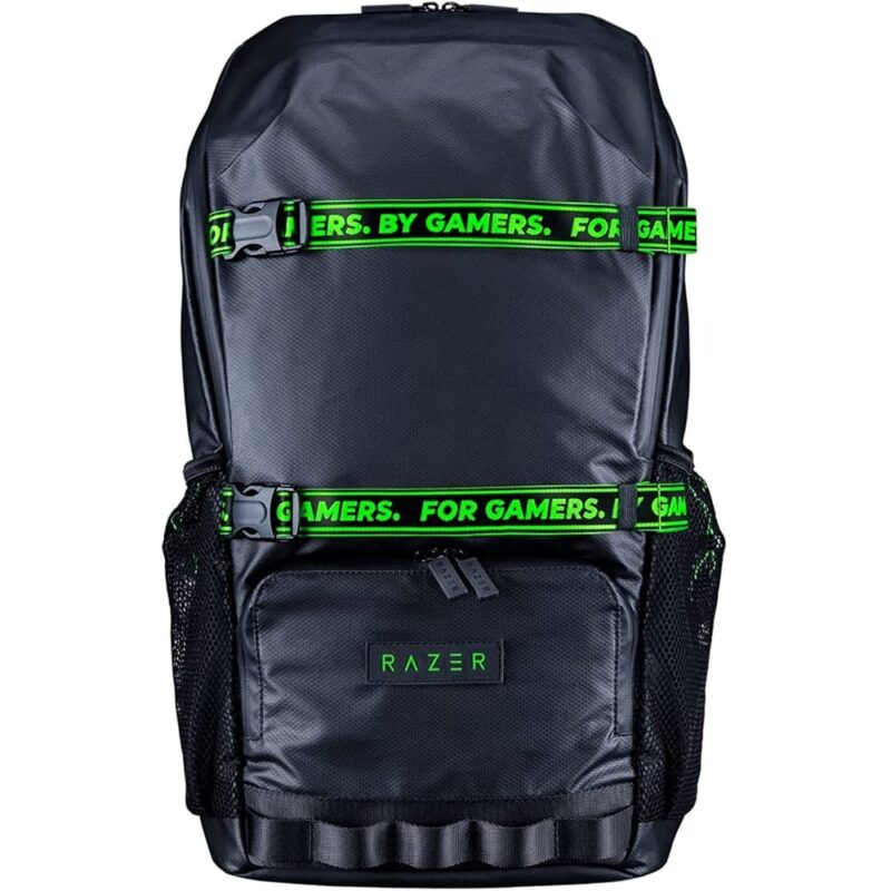 Раница за лаптоп Razer Scout 15 (RC81-03850101-0500), до 15″ (38.1 cm), водоустойчива, полиестер, MOLLE лента, двойни FGBG ремъци за закопчаване, черна Намаления и отстъпки ЧеренПетък 3