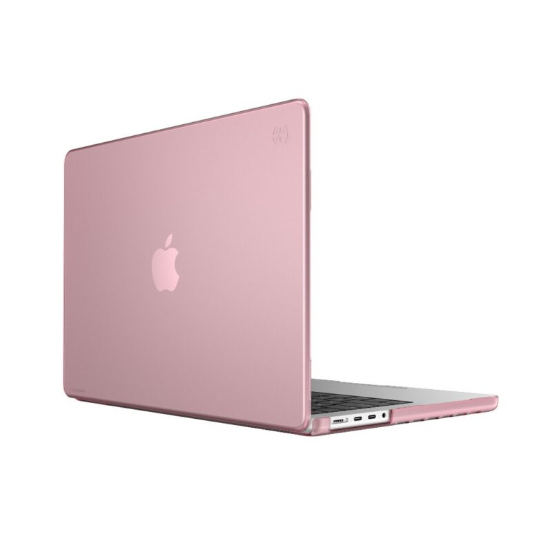 Калъф Smartshell Crystal Pink, тип бележник, за Apple MacBook Pro 14 (2021), до 14″ (35.56 cm), розов/прозрачен Намаления и отстъпки ЧеренПетък 3
