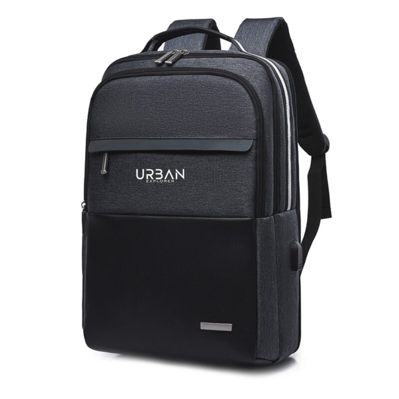 Раница за лаптоп Urban Explorer TechVista, до 15.6″ (39.62 cm), USB порт, черна Намаления и отстъпки ЧеренПетък 3