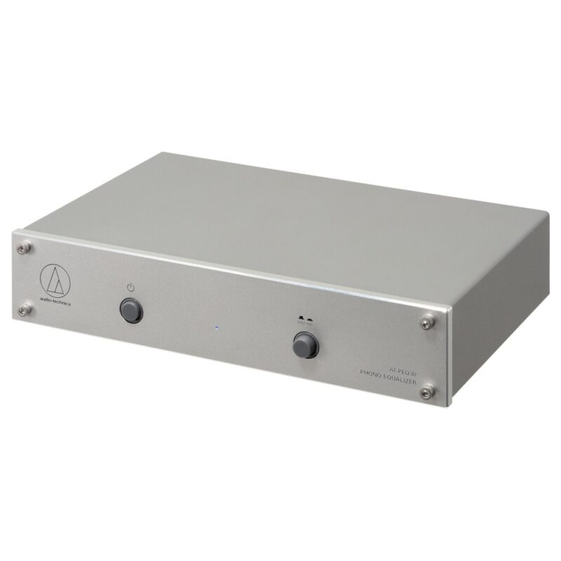 Предусилвател Audio-Technica AT-PEQ30, за грамофон, 2x RCA, сребрист Намаления и отстъпки ЧеренПетък 3