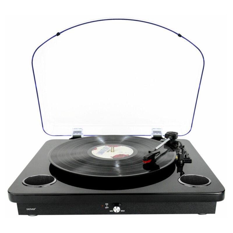Грамофон Denver VPL-210, 45/78 оборота в минута, USB, слот за SD карта, RCA, черен Намаления и отстъпки ЧеренПетък 3