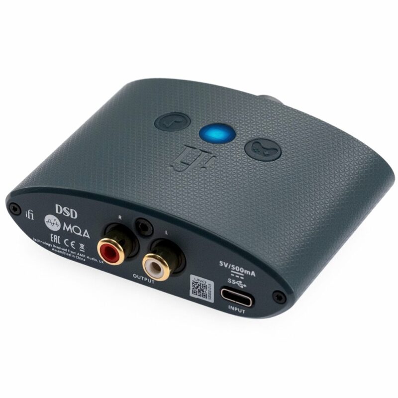 Усилвател iFi Uno, USB-C, RCA, 32-bit/384kHz, DSD256, тъмносив Намаления и отстъпки ЧеренПетък 3