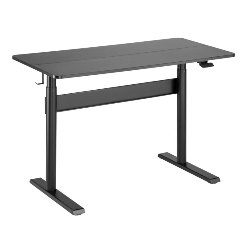 Компютърно бюро RFG Adler 2.6 (G04-22D-BS/BLACK), до 15кг. максимално натоварване, регулируема височина, поставка за слушалки, черно Намаления и отстъпки ЧеренПетък 3