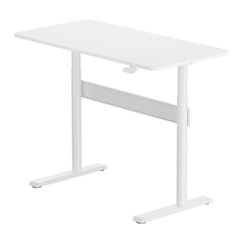 Компютърно бюро RFG Adler 2.6 (G04-22D-BS/WHITE), до 15кг. максимално натоварване, регулируема височина, поставка за слушалки, бяло Намаления и отстъпки ЧеренПетък 3