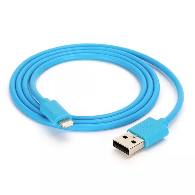 Кабел Griffin Lightning to USB Cable (GC39143-2), от USB A(м) към Lightning(м), 0.9m, син Намаления и отстъпки ЧеренПетък 3