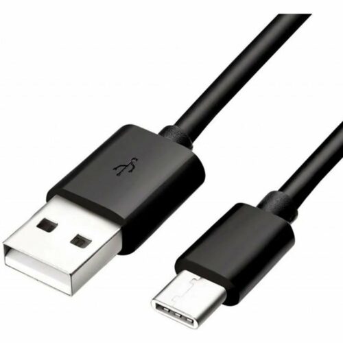 Кабел Samsung RT-DLC-C215-BW, от USB A(м) към USB C(м), 1.5m, черен, bulk Намаления и отстъпки ЧеренПетък